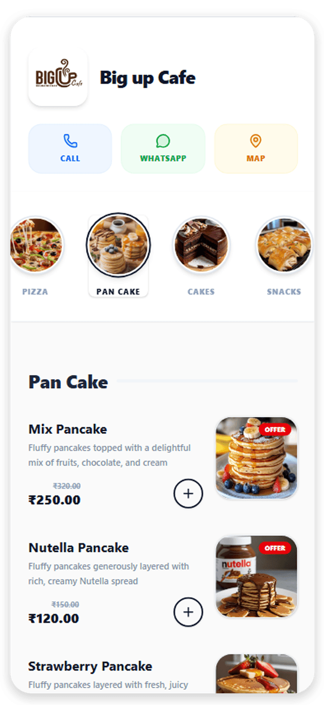 HunoMenu Digital QR System - View 2