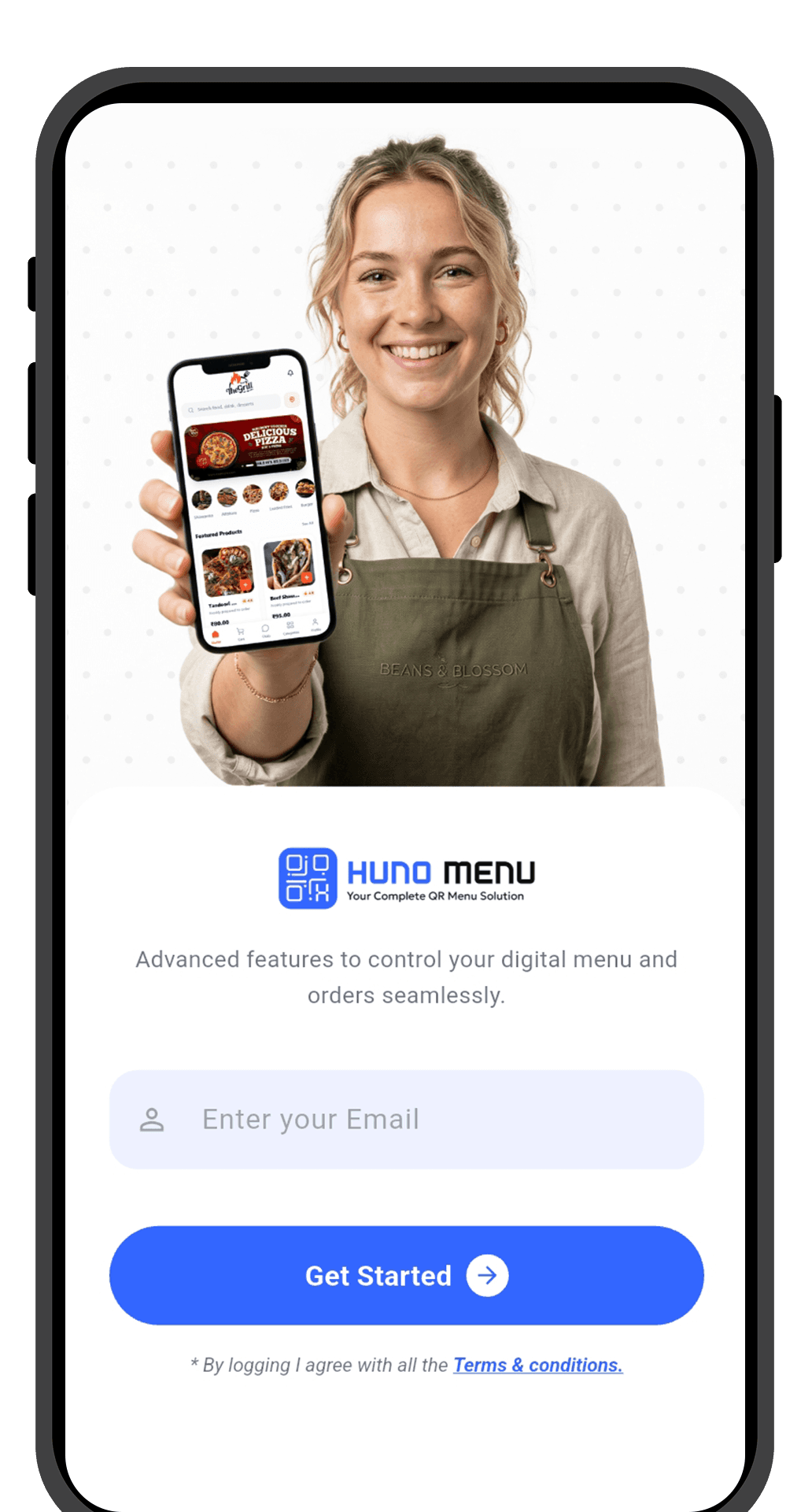 HunoMenu Mobile App